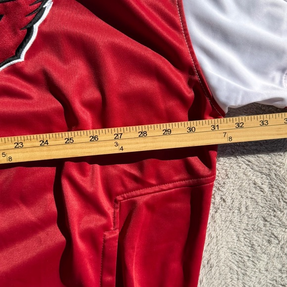 Arizona Cardinals Jacket NFL Team Apparel Men's 5X Red Full Zip Track Style Logo - Picture 7 of 8